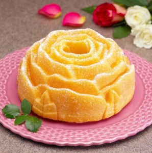 Romantic cakes: Rose cake pan