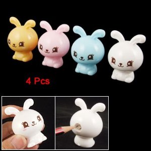 Cute kawaii bunny rabbit pencil sharpener