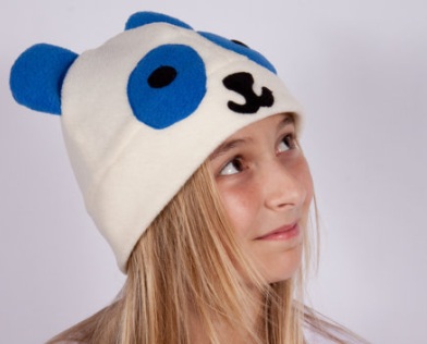 Kawaii panda bear hat