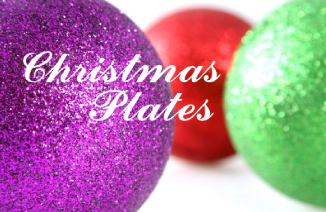 christmas plates